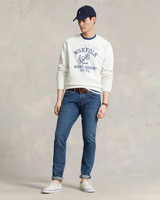 Anchor Print Fleece Sweatshirt