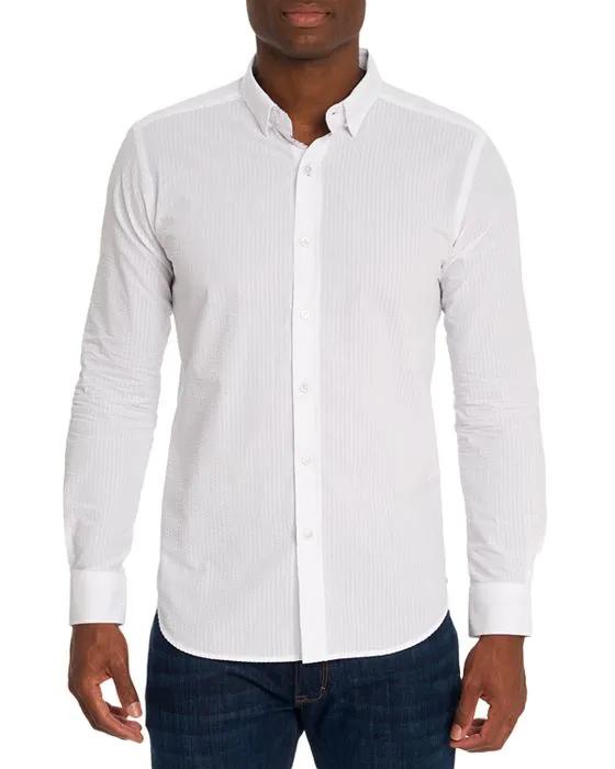 Andrews Cotton Seersucker Long Sleeve Shirt