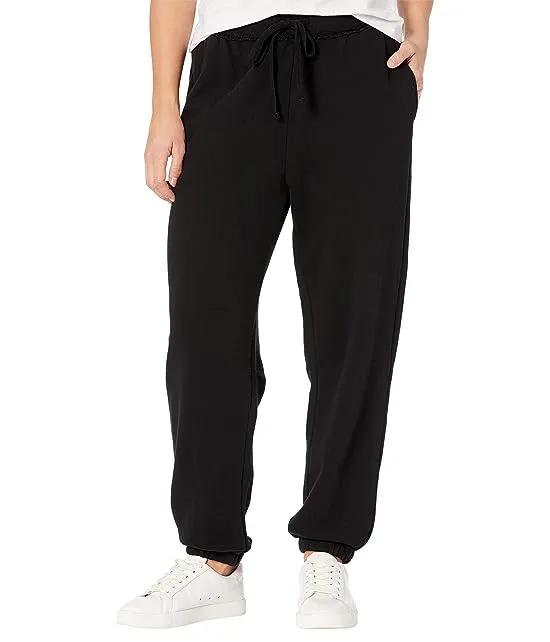 Ankle Track Pants in Organic Cotton French Terry