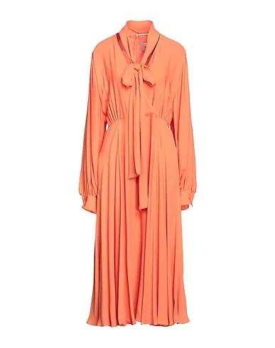 Apricot Crêpe Long dress