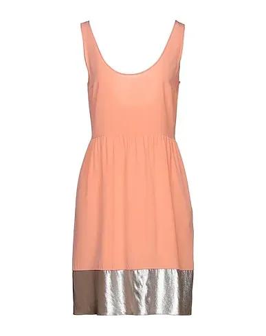 Apricot Crêpe Short dress