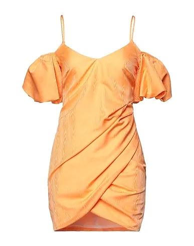 Apricot Jacquard Short dress