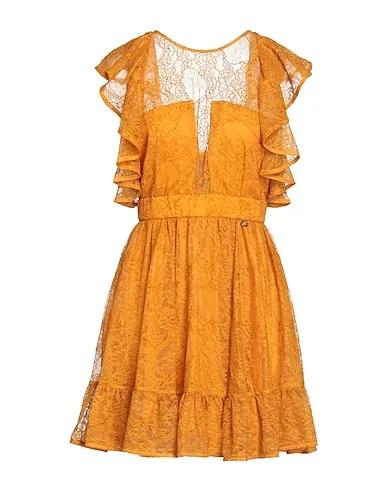 Apricot Lace Short dress