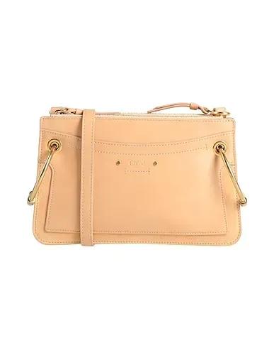 Apricot Leather Cross-body bags