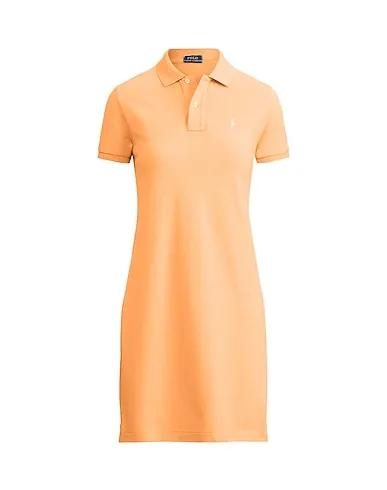 Apricot Piqué Short dress COTTON MESH POLO DRESS
