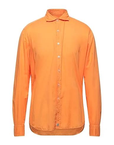 Apricot Plain weave Solid color shirt