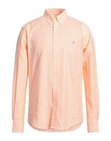 Apricot Plain weave Striped shirt