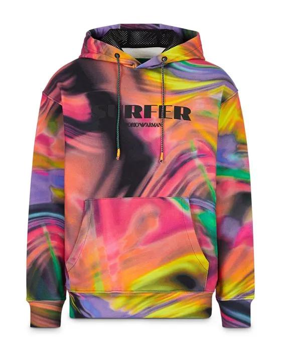Armani Surfer Printed Hoodie