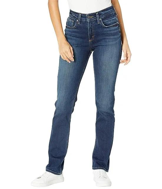 Avery High-Rise Curvy Fit Straight Leg Jeans L94443EPX495