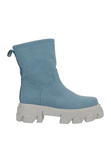 Azure Canvas Ankle boot