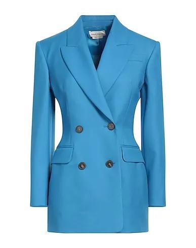 Azure Cool wool Blazer
