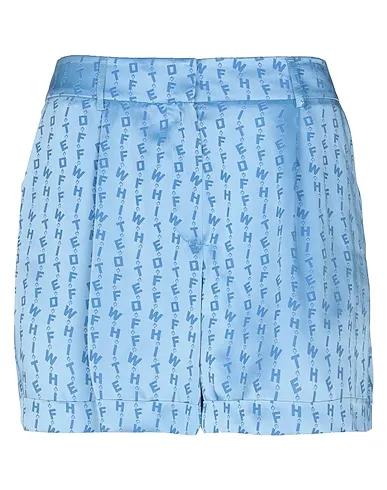 Azure Cotton twill Shorts & Bermuda
