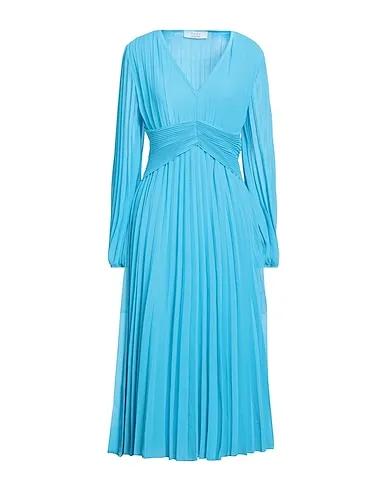 Azure Crêpe Long dress