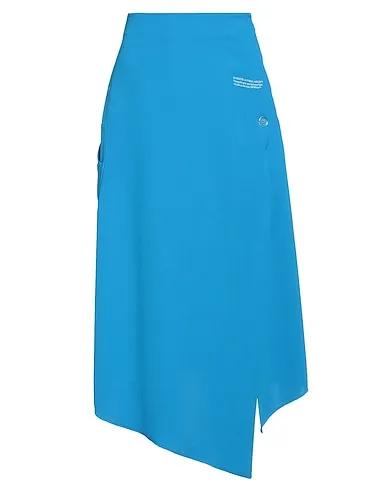 Azure Crêpe Midi skirt