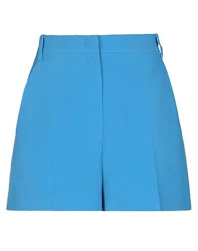 Azure Crêpe Shorts & Bermuda