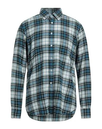 Azure Flannel Checked shirt