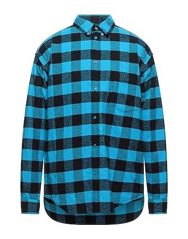 Azure Flannel Checked shirt