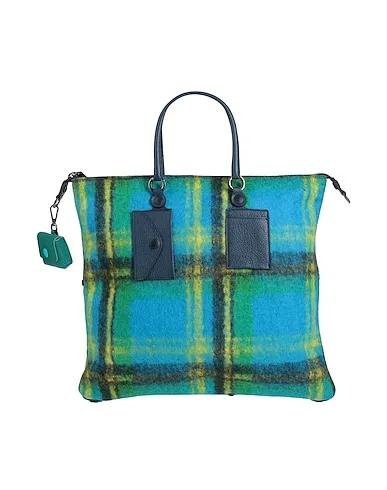 Azure Flannel Handbag