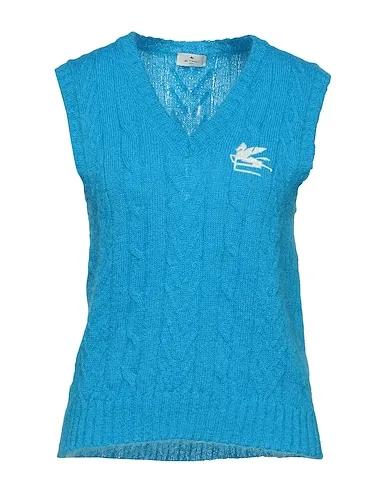 Azure Knitted Sleeveless sweater