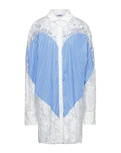 Azure Lace Shirt dress