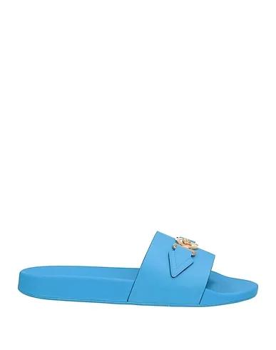 Azure Leather Sandals