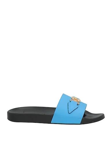 Azure Leather Sandals