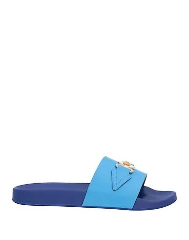 Azure Leather Sandals