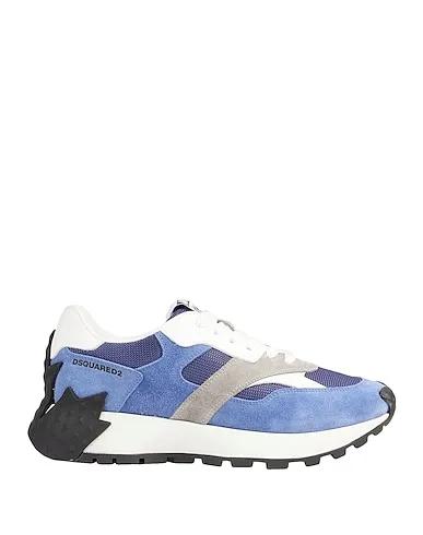 Azure Leather Sneakers