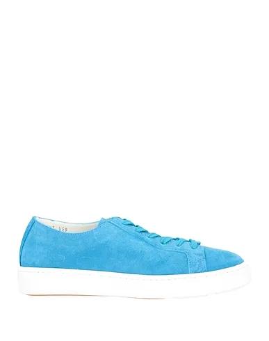 Azure Leather Sneakers