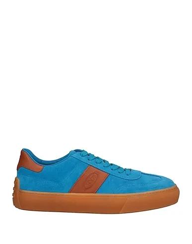 Azure Leather Sneakers