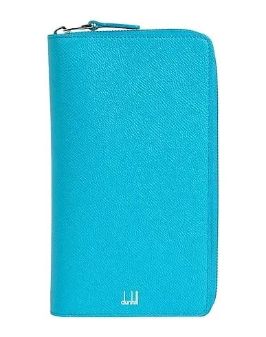 Azure Leather Wallet