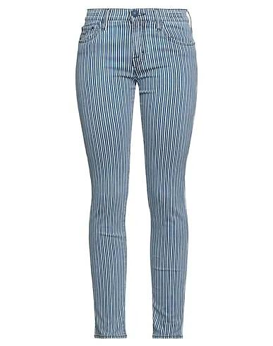 Azure Plain weave Denim pants