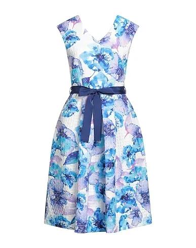 Azure Plain weave Midi dress