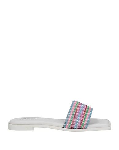 Azure Plain weave Sandals