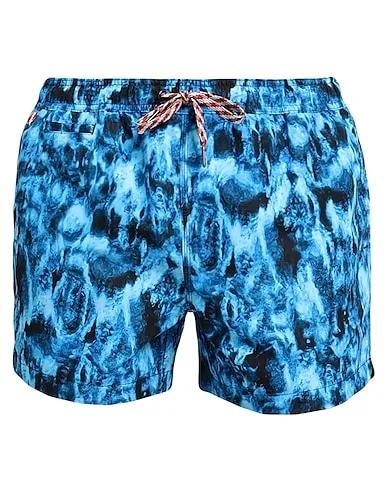 Azure Plain weave Swim shorts