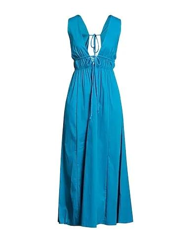 Azure Poplin Long dress