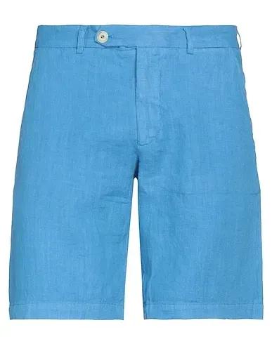 Azure Silk shantung Shorts & Bermuda