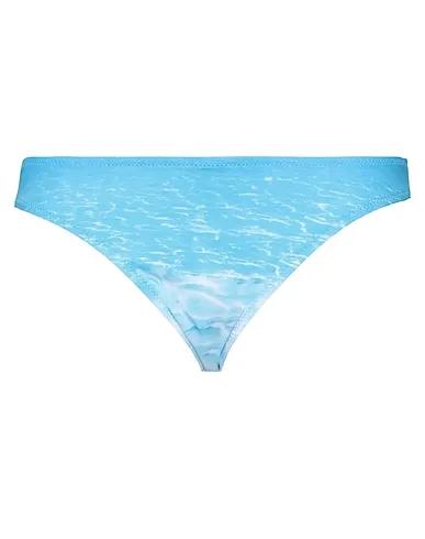 Azure Synthetic fabric Bikini
