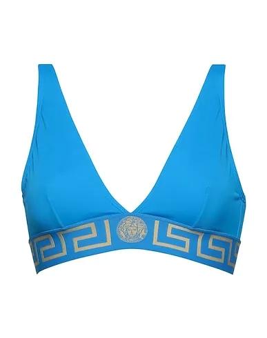 Azure Synthetic fabric Bikini