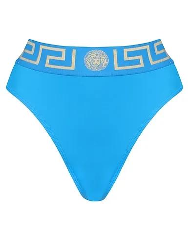 Azure Synthetic fabric Bikini