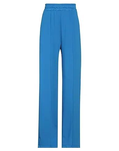 Azure Synthetic fabric Casual pants
