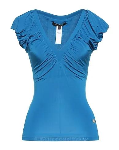 Azure Synthetic fabric T-shirt