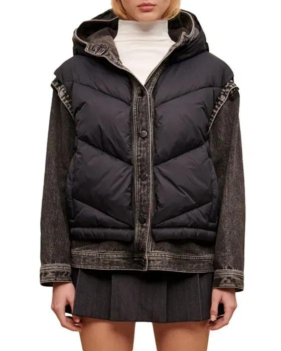 Bacilly Mixed Media Jacket