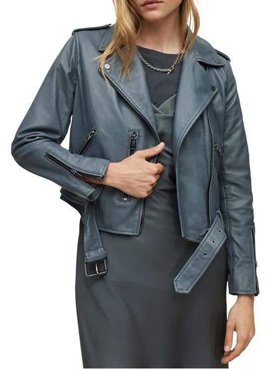Balfern Leather Biker Jacket
