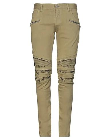 BALMAIN | Military green Men‘s Denim Pants