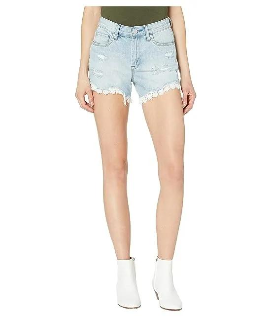 Barrow Shorts with Lace Detail in No Thrills