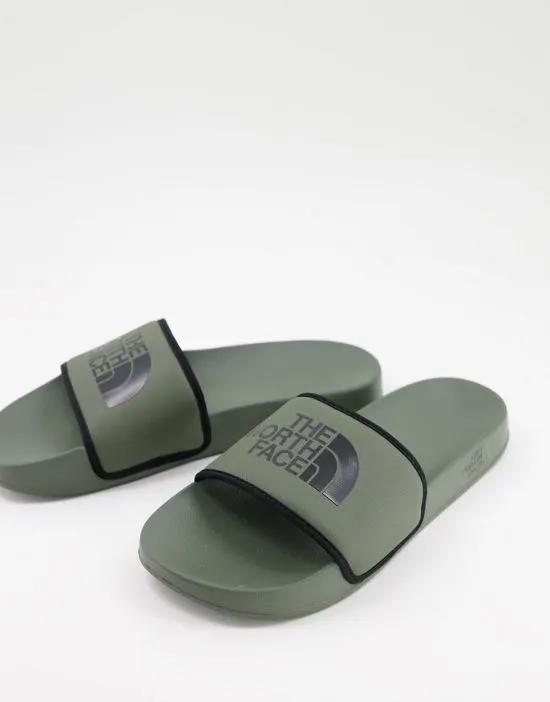 Base Camp sliders in green