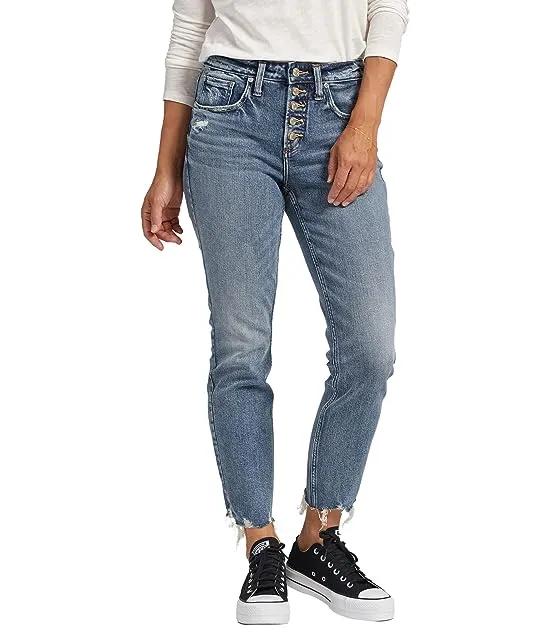 Beau Mid-Rise Slim Leg Jeans L27365SOC234