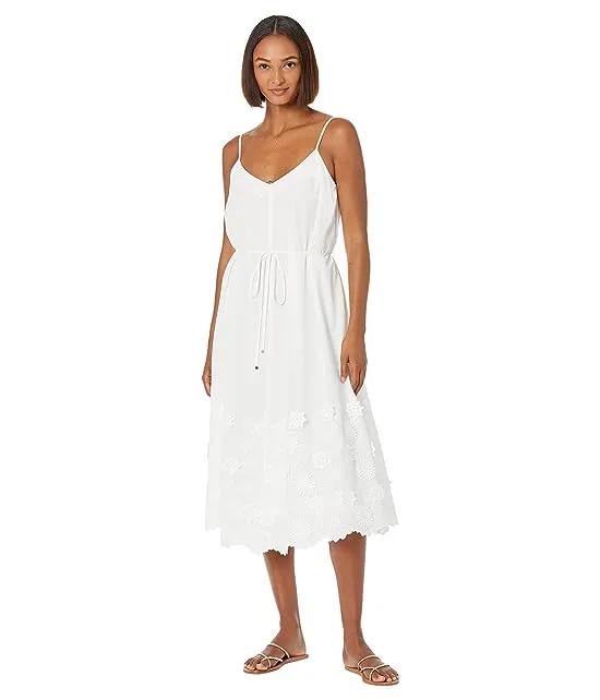 Becca 3-D Cotton Embroidered Dress