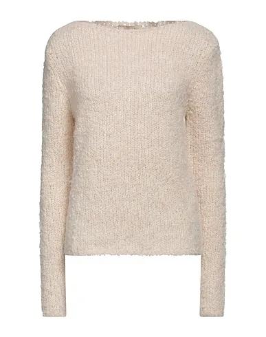 Beige Bouclé Sweater